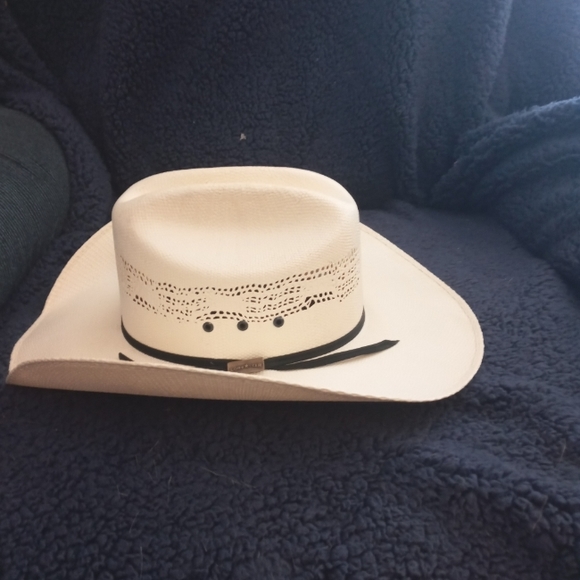 Men's large Bangora summer cowboy hat - Picture 3 of 4